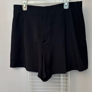 Zara Black Flat Front Women's Shorts